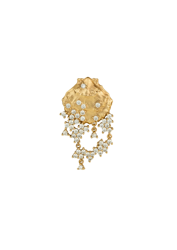 Mirror Cove Gilded Earrings - Gold