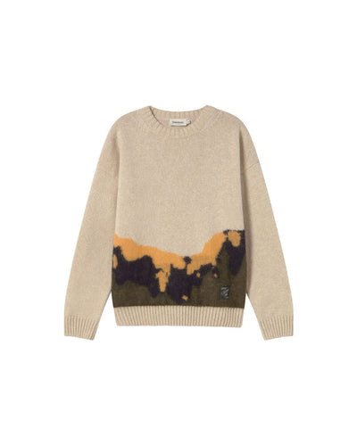 Bolita Knitted Sweater - Ecru Aran