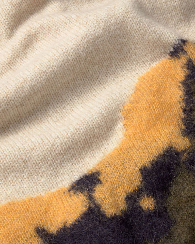 Bolita Knitted Sweater - Ecru Aran