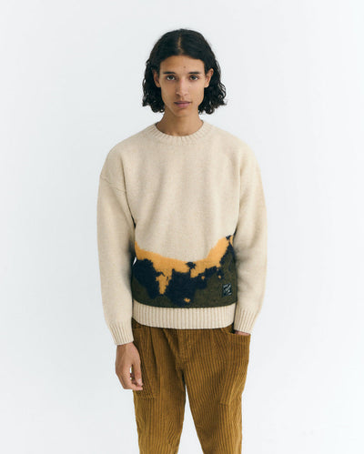 Bolita Knitted Sweater - Ecru Aran