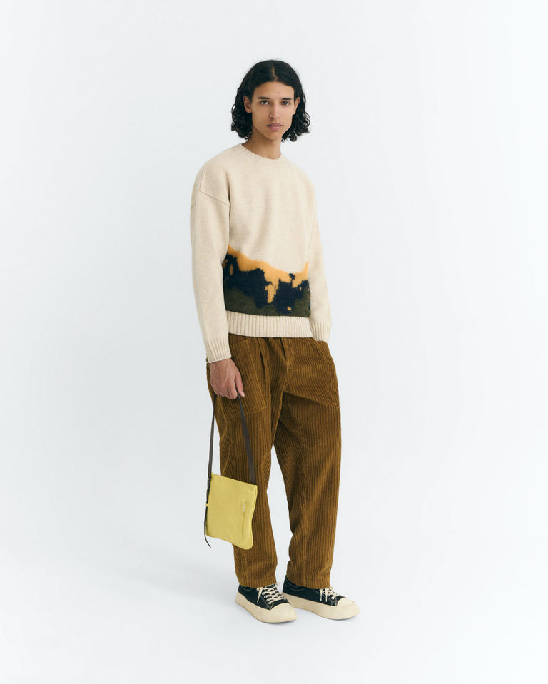 Bolita Knitted Sweater - Ecru Aran