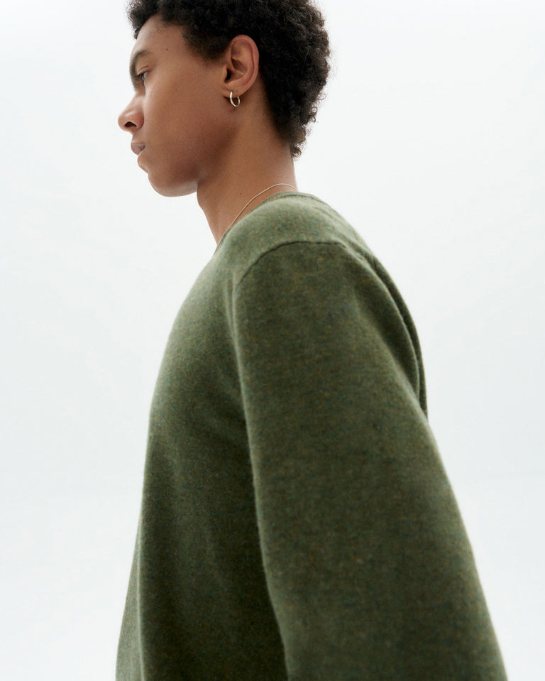 Lucien Knitted Sweater - Dark Green