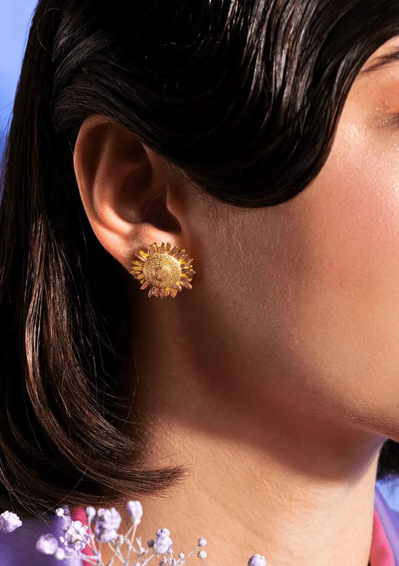 Mock Meadow Gilded Earrings - Gold