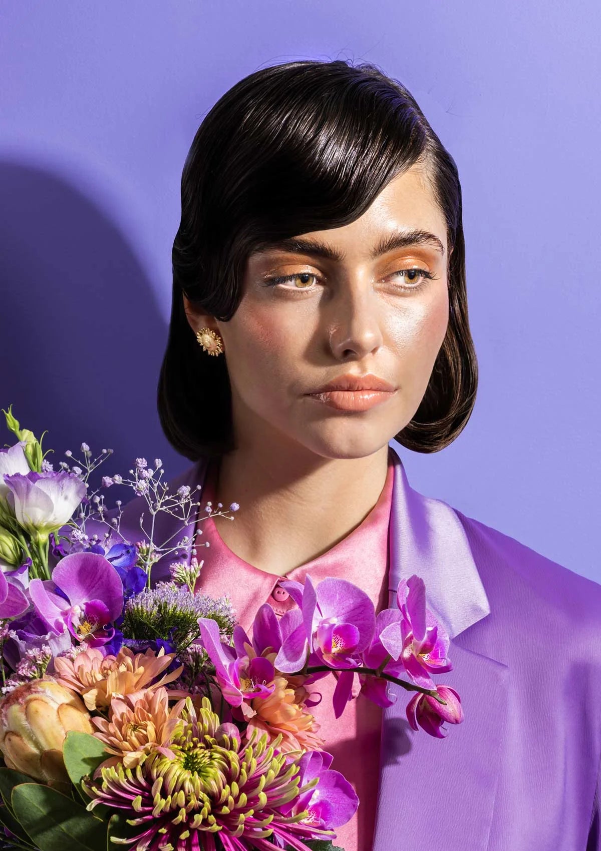 Mock Meadow Gilded Earrings - Gold