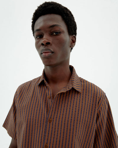 Tom Shirt - Brown Striped
