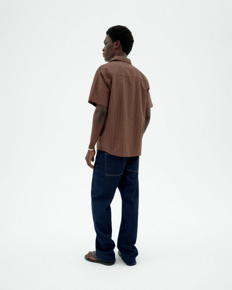 Tom Shirt - Brown Striped