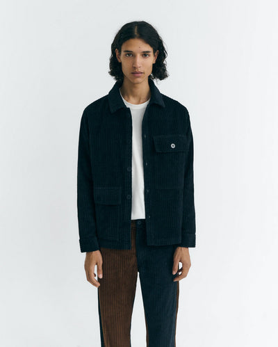 Gabin Corduroy Shirt - Navy