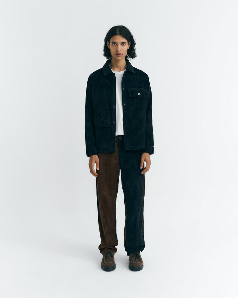 Gabin Corduroy Shirt - Navy