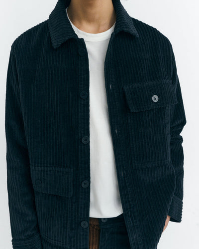 Gabin Corduroy Shirt - Navy