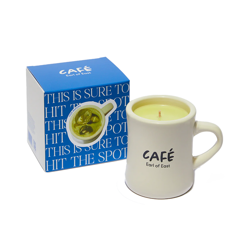 Limited Edition Soy Wax Café Candle 300ML (11oz)  - Iced Matcha