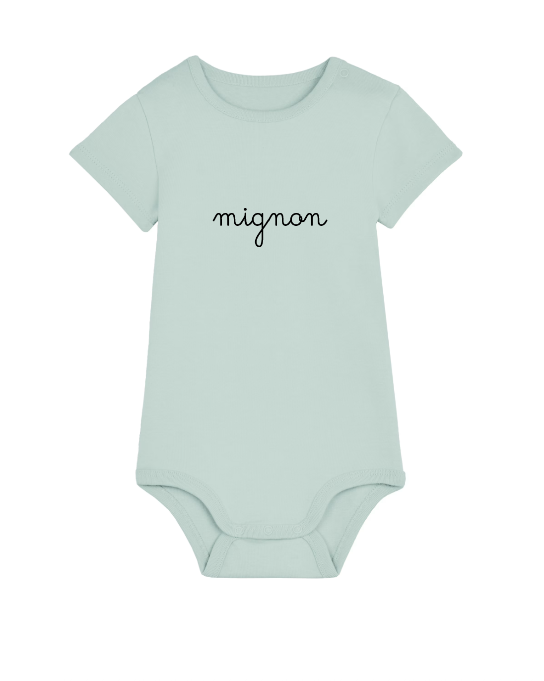 Mignon Organic Cotton Bodysuit - Caribbean Green