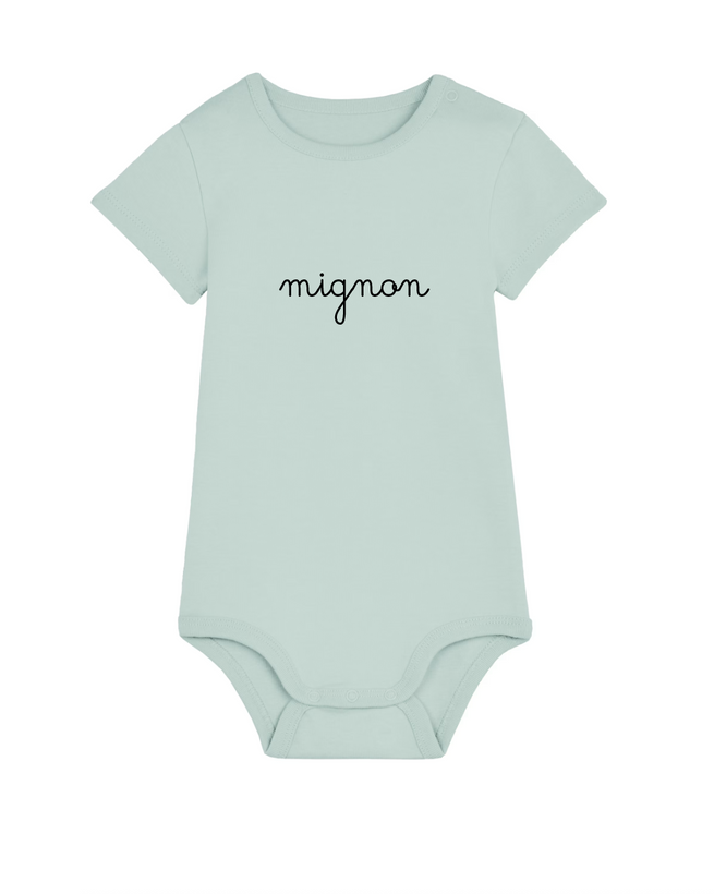 Mignon Organic Cotton Bodysuit - Caribbean Green