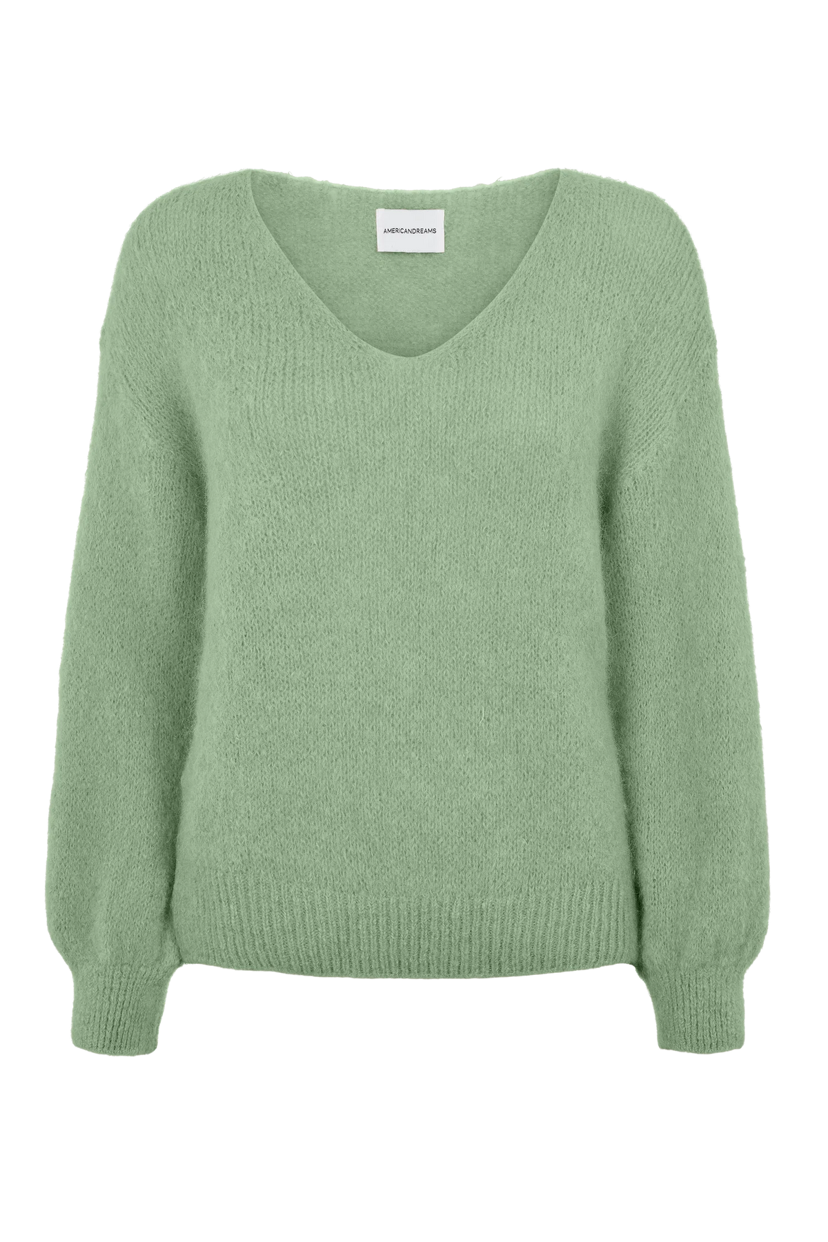 Milana LS Alpaca Pullover - Dusty Green