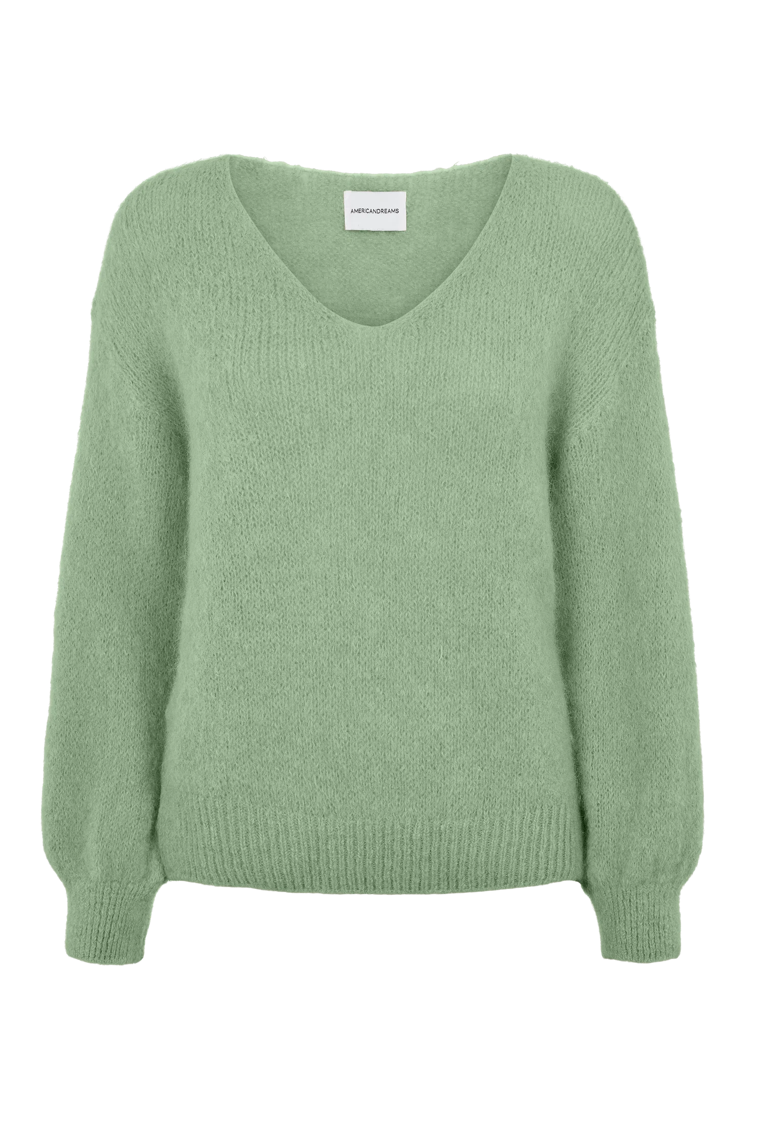 Milana LS Alpaca Pullover - Dusty Green