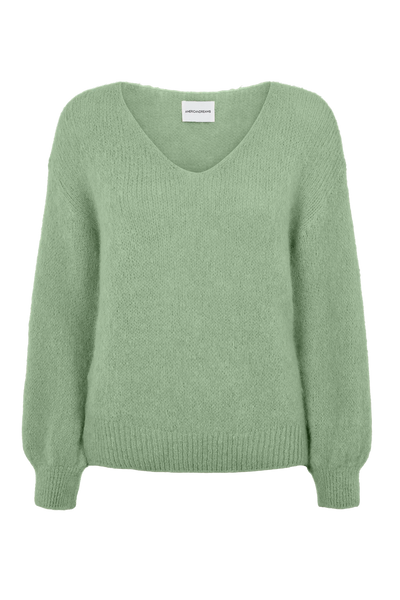 Milana LS Alpaca Pullover - Dusty Green