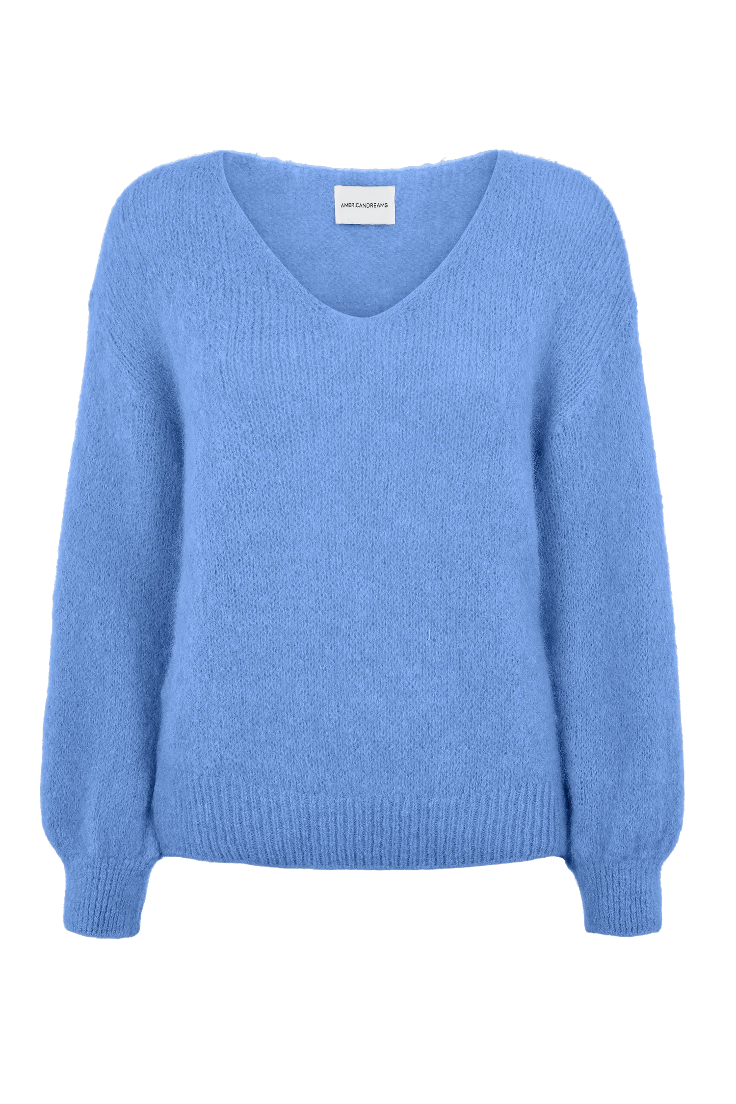 Milana LS Alpaca Pullover - Sky Blue