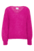 Milana LS Mohair Knit - Neon Pink