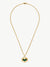 Daryl Necklace - Gold/  Green Malachite
