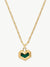 Daryl Necklace - Gold/  Green Malachite