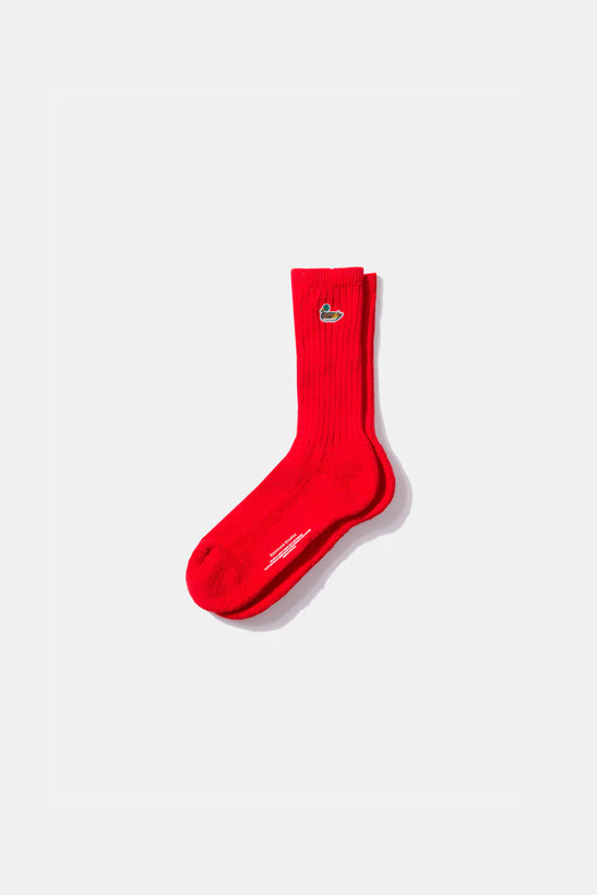 Duck Socks - Plain Red