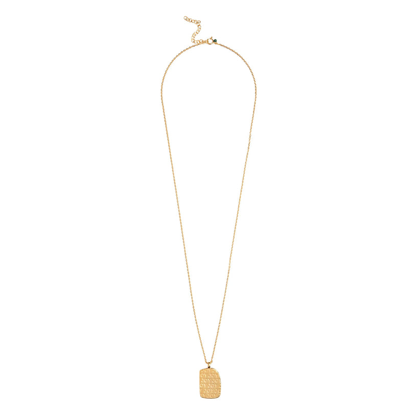 Joy Statement Necklace - Gold