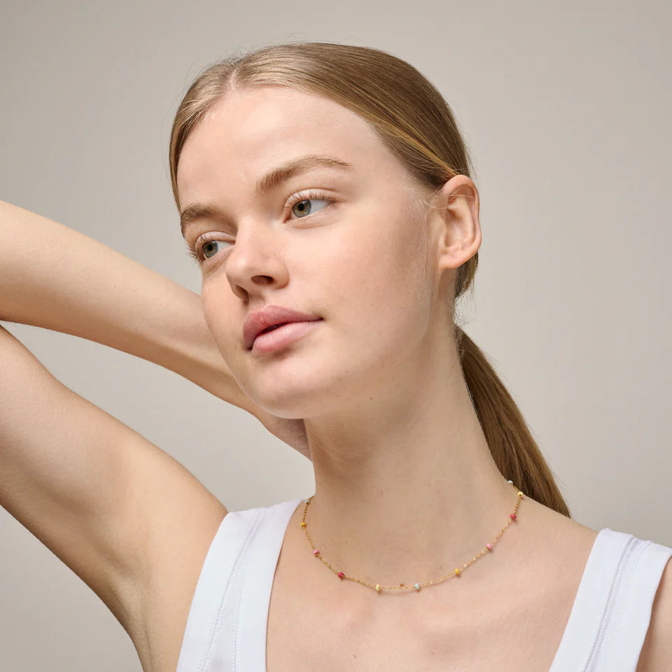 Lola Bold Necklace - Rainbow