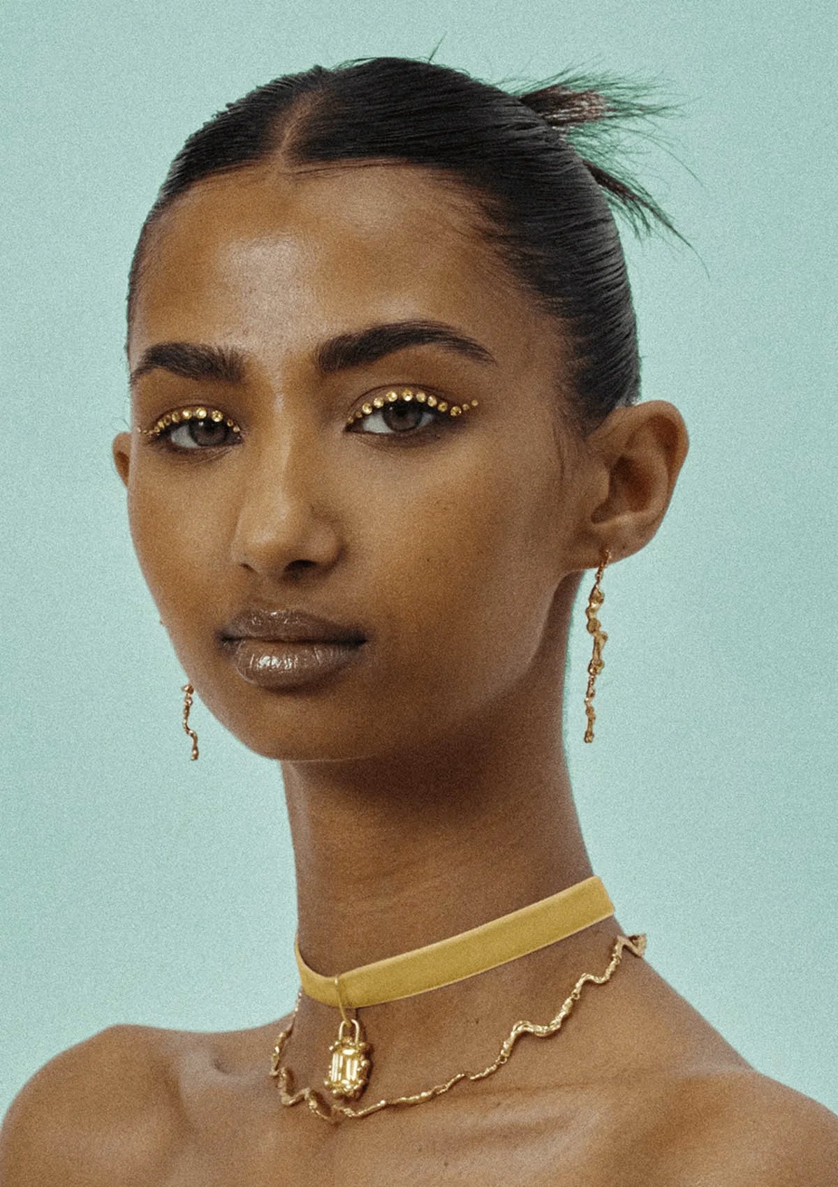 Nightfall Gilded Necklace - Gold