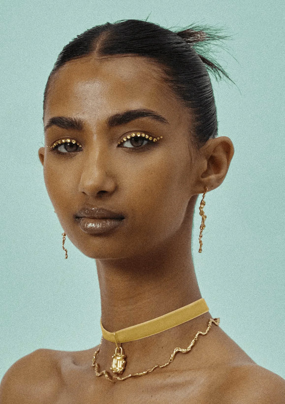 Nightfall Gilded Necklace - Gold