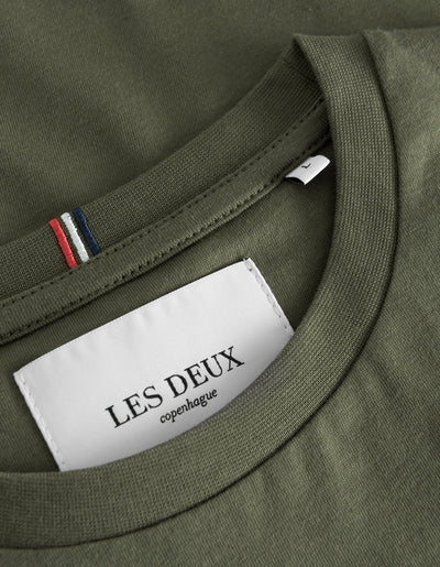 Nørregaard T-Shirt - Olive Night/Orange