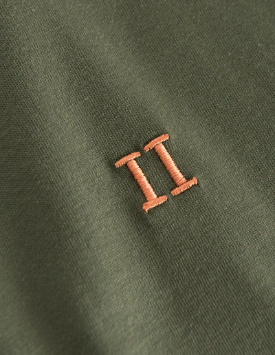Nørregaard T-Shirt - Olive Night/Orange
