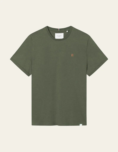 Nørregaard T-Shirt - Olive Night/Orange