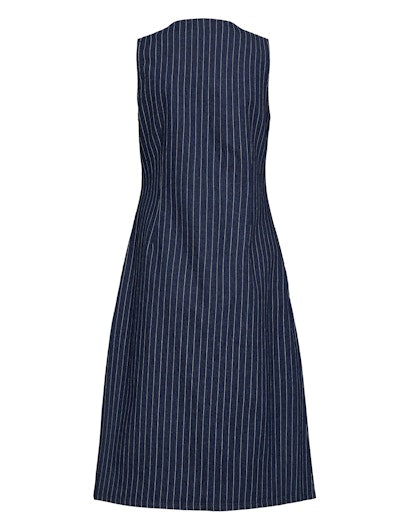 Nuvibeke Dress - Medium Blue Denim