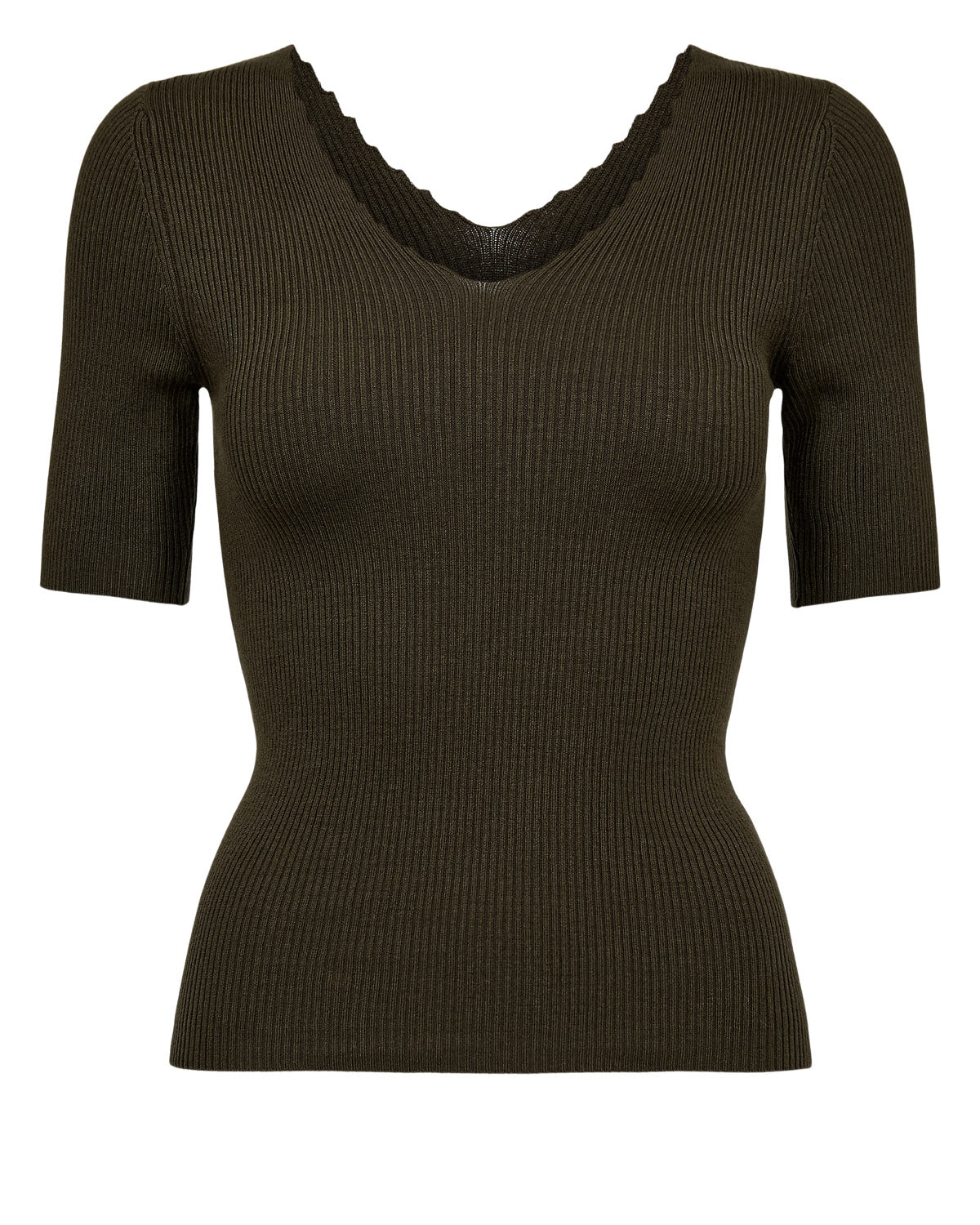 Nuayelet Cropped Pullover - Forest Night