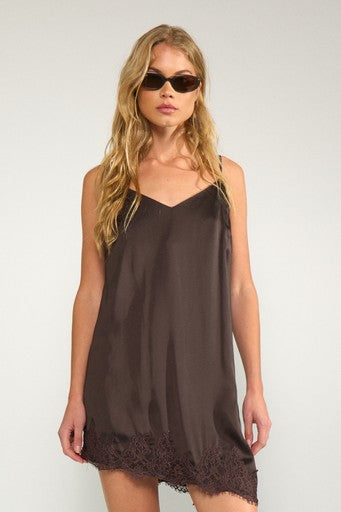 Nunadine Dress - Black Coffee