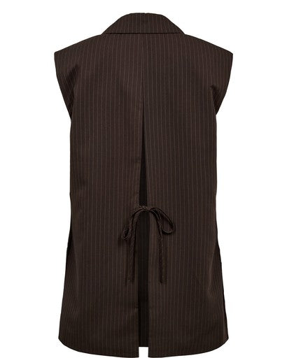 Nusonya Waistcoat Vest -  Black Coffee