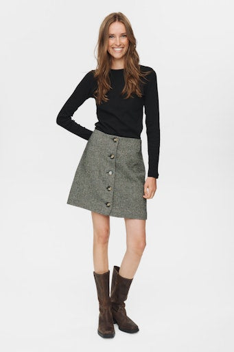 Nuavey Mini Skirt - Caviar