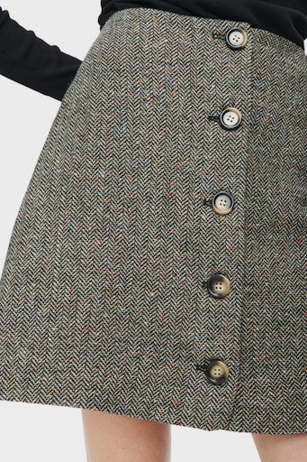 Nuavey Mini Skirt - Caviar