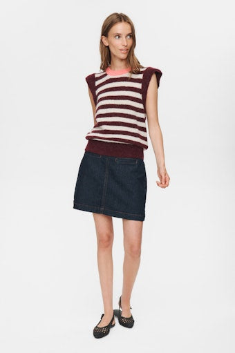 Nuciara Riette Stripe Vest - Winetasting