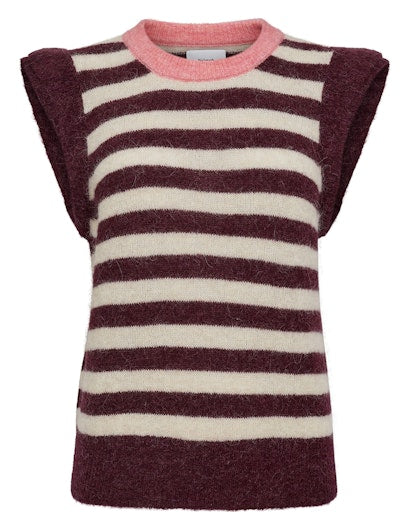 Nuciara Riette Stripe Vest - Winetasting