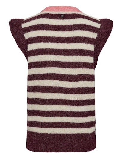 Nuciara Riette Stripe Vest - Winetasting