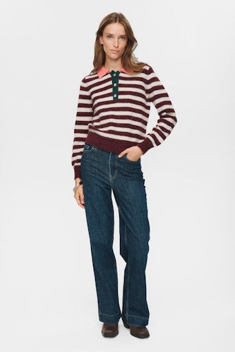 Nuciara Riette Stripe Pullover - Winetasting