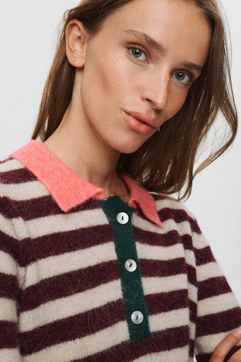 Nuciara Riette Stripe Pullover - Winetasting