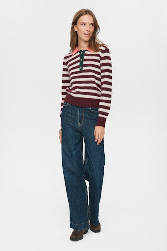 Nuciara Riette Stripe Pullover - Winetasting