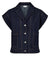 Nuchiku Waistcoat - Dark Blue Denim