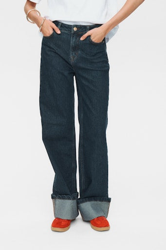 Nutronoto Wide Jeans - Dark Denim Blue