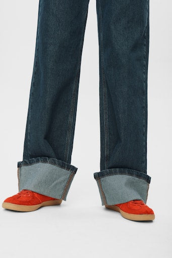 Nutronoto Wide Jeans - Dark Denim Blue