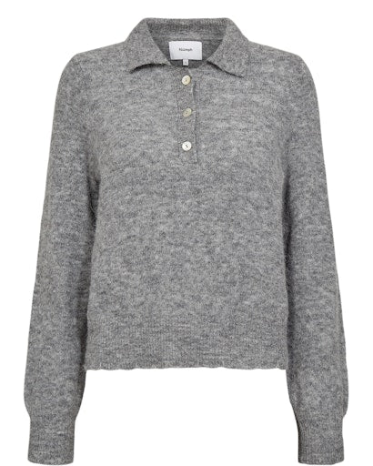 Nuciara Riette Pullover - Medium Grey Melange