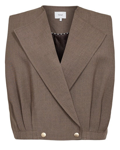 Nushelly Waistcoat - Brown Lentil Melange