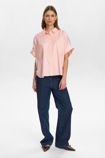 Nudiamond Shirt - Pink Carnation