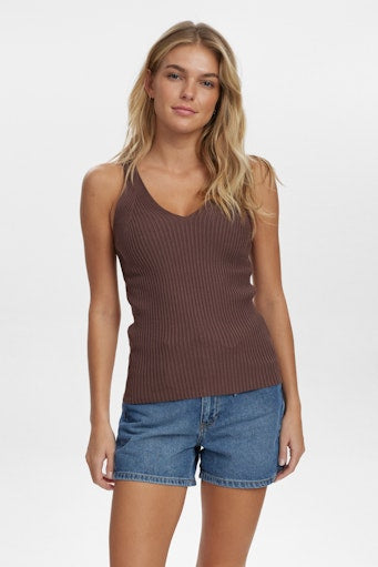 Nucerys Top - Brown/Shopping Bag